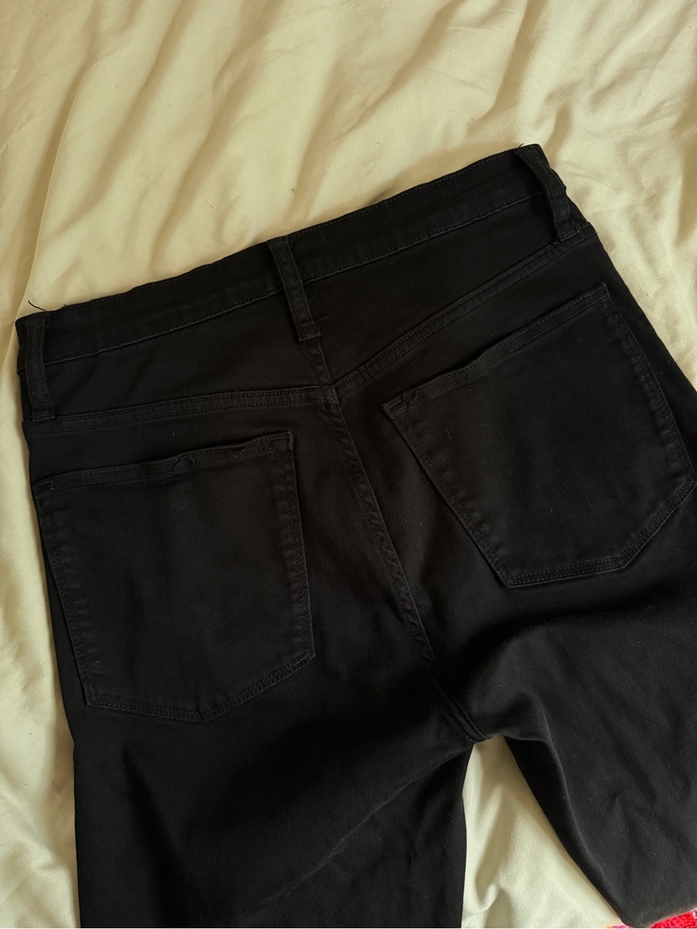 J.Crew Toothpick Black 10" High Rise Skinny Jeans Size 30 / 10 Like New - Picture 6 of 14